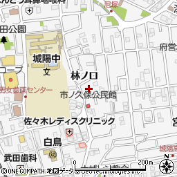 京都府城陽市寺田林ノ口11-52周辺の地図