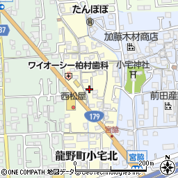 兵庫県たつの市龍野町小宅北周辺の地図
