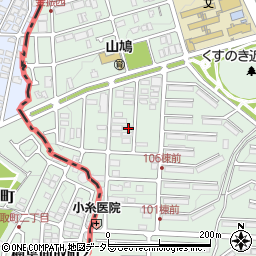京都府八幡市男山金振23-5周辺の地図