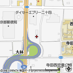 京都府城陽市寺田塚本214周辺の地図