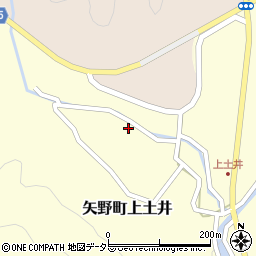 兵庫県相生市矢野町上土井107周辺の地図