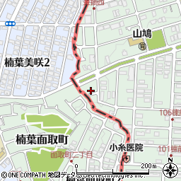 京都府八幡市男山金振20-43周辺の地図