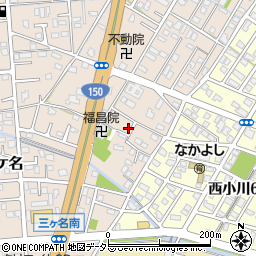 静岡県焼津市三ケ名542周辺の地図