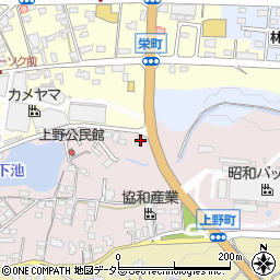 コメダ珈琲店亀山上野店周辺の地図
