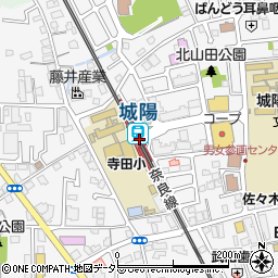 京都銀行城陽駅前 ＡＴＭ周辺の地図