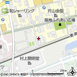 静岡県藤枝市築地669-3周辺の地図