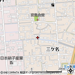 静岡県焼津市三ケ名626周辺の地図