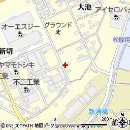 愛知県豊川市一宮町上新切420周辺の地図