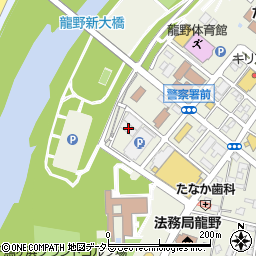 龍野大和会館周辺の地図