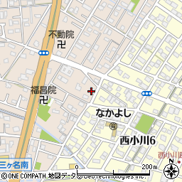 静岡県焼津市三ケ名551周辺の地図