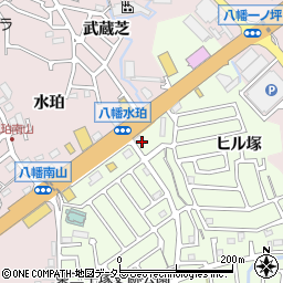 ネクステージ京都八幡店周辺の地図