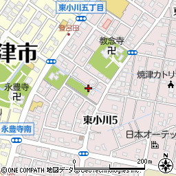 宮前公園周辺の地図