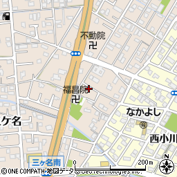 静岡県焼津市三ケ名541-3周辺の地図