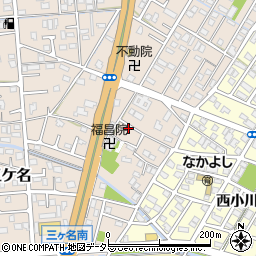 静岡県焼津市三ケ名541周辺の地図