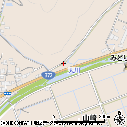 兵庫県姫路市飾東町山崎380周辺の地図