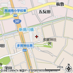 愛知県常滑市苅屋森下53周辺の地図