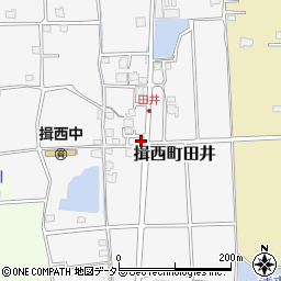 兵庫県たつの市揖西町田井136周辺の地図