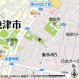 宮前公園トイレ周辺の地図