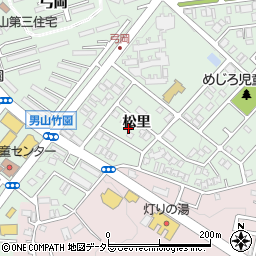 京都府八幡市男山松里10周辺の地図