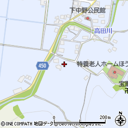 兵庫県赤穂郡上郡町中野1254周辺の地図