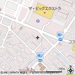 アカツキ周辺の地図