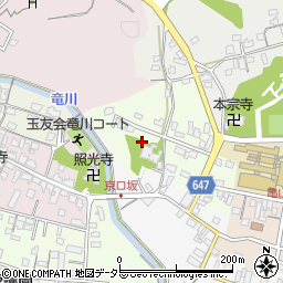 三重県亀山市市ヶ坂町周辺の地図