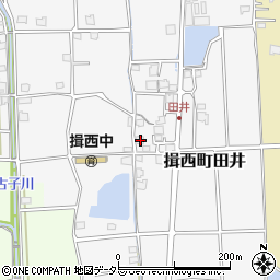 兵庫県たつの市揖西町田井143周辺の地図