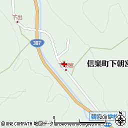 滋賀県甲賀市信楽町下朝宮471-2周辺の地図