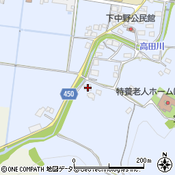 兵庫県赤穂郡上郡町中野1245周辺の地図