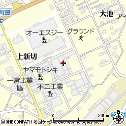 愛知県豊川市一宮町上新切409周辺の地図