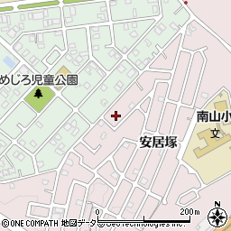 京都府八幡市八幡安居塚20周辺の地図