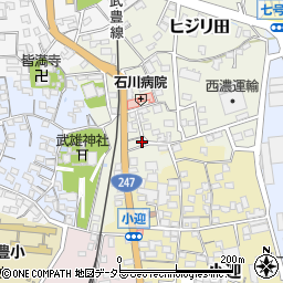 愛知県知多郡武豊町ヒジリ田86周辺の地図