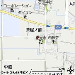 京都府八幡市岩田茶屋ノ前16周辺の地図
