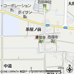 京都府八幡市岩田茶屋ノ前16周辺の地図