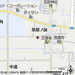 京都府八幡市岩田茶屋ノ前124周辺の地図