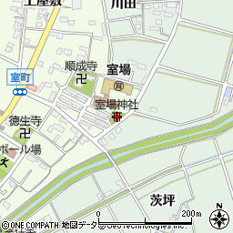 室場神社周辺の地図