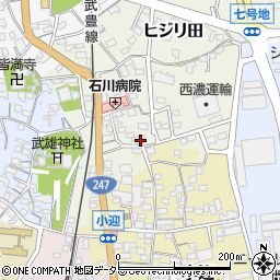 愛知県知多郡武豊町ヒジリ田87周辺の地図