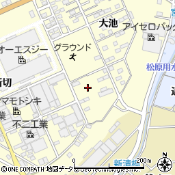 愛知県豊川市一宮町上新切418周辺の地図