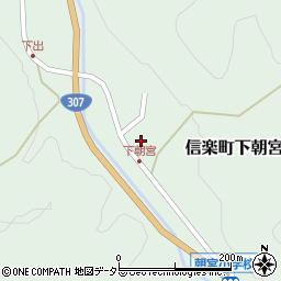 滋賀県甲賀市信楽町下朝宮491-3周辺の地図