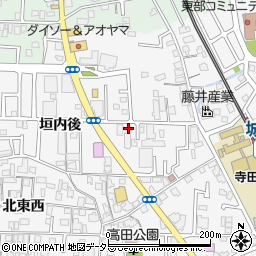 京都府城陽市寺田垣内後45周辺の地図