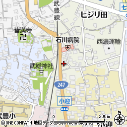 愛知県知多郡武豊町ヒジリ田85周辺の地図