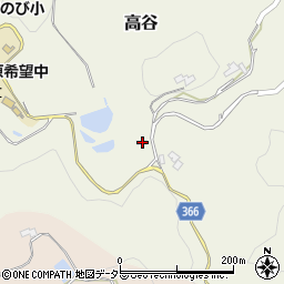 岡山県加賀郡吉備中央町高谷561-1周辺の地図