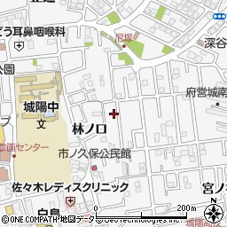 京都府城陽市寺田林ノ口11-191周辺の地図