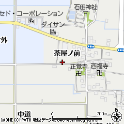 京都府八幡市岩田茶屋ノ前114周辺の地図