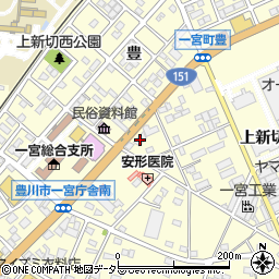 一宮伊藤施療院周辺の地図