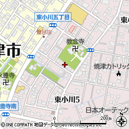 ソーマ化粧品　焼津南営業所周辺の地図