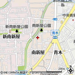 南新屋公園周辺の地図