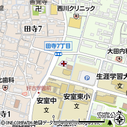 姫路市立図書館　安室分館周辺の地図
