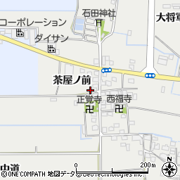 京都府八幡市岩田茶屋ノ前18周辺の地図