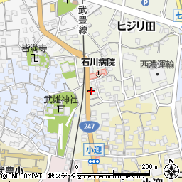 愛知県知多郡武豊町ヒジリ田21周辺の地図